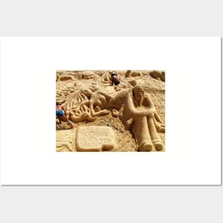 Sand Sculptures Posters and Art